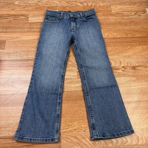 Wrangler Boy's Bootcut Jeans Size 8 Regular Adjustable Waist NEW